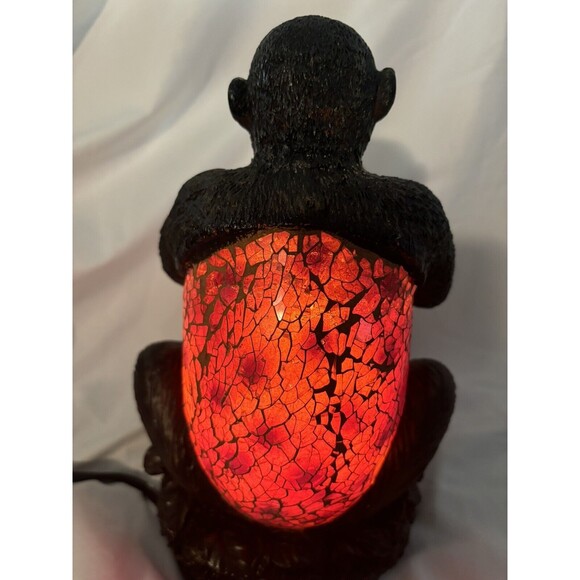 Speak No Evil Unique Monkey Gorilla Accent Lamp Nightlight Brand New (TLS1038C) - Picture 5 of 8
